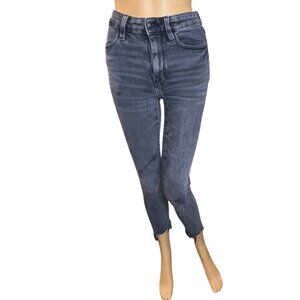 American Eagle Womens Super High Rise Jegging Size 00 Short Washed Black